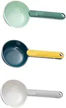 OFFSCH 3pcs Multi Purpose Rice Spoons Lightweight Grain Scoops for Household Use Comfortable Handles for Easy Serving for Flour and Cereal