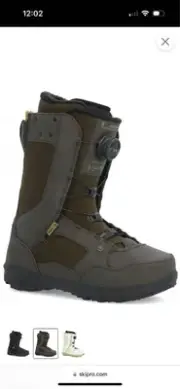 Ride Snowboard Boots Jackson Olive Size 10.5