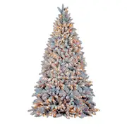 Royal Christmas Flock Deluxe Pre-Lit Christmas Tree