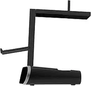PS5 Console Charger Station,Fast Double Charger Base Dock with Headset Holder Charging Station for Playstation 5 VR2 Console (Black)