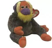 TY Bananas Beanie Baby The Monkey Ape Plush Toy. Orangutan NWT