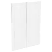 Kaboodle 900mm Vanilla Essence Heritage Medium Pantry Doors - 2 Pack