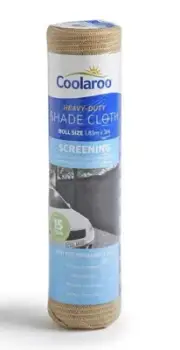 Coolaroo SCREENING SHADE CLOTH 1.8x3m 70% UV Block, Heavy Duty BEECH *Aust Brand