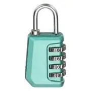 1 Pcs Combination Lock 4 Digit Locker Locks for Luggage Gym File Pearl Green