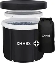 Portable Cold Water Therapy Tub Bathtub Adult Ice Bath Tub Foldable Bathtub Recovery and SPA Tub Ice Barrel for Athletes Thickening Freestanding Bathtub SPA Tub Hot bath tub with Lid ( Size : 75*75cm/