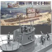 BORDER MODELS 1/35 U-BOAT BRIDGE PLUS COMMANDERS AND SUBMARINERS FIRING KITS