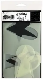 3 Pack Dyan Reaveley's Dylusions Dyalog Stencil-Mask It 5A002K1T-79965