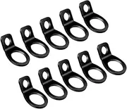 LOORGVEL 10Pcs Heavy Duty Stainless Steel Tie Down Rings for Trailers Secure Anchor Hooks for Kayaks Bicycles and Camping Gear Resistant Convenient Storage and Easy to Use