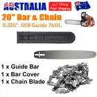 20" Chainsaw For Baumr-Ag SX62 SX66 62CC 66CC Blade and Bar Chain 325 058 76DL