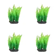 4PK Dudley's World Of Pets Aquarium/Fish Tank Resin Fern Plant Decoration 27cm