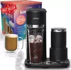Single Serve Coffee Maker w/ Tumbler Frother Iced & Hot Brew Machine