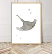 [Namly Design] Poster - Sea animal / Ray