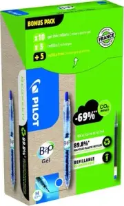 Pilot Greenpack Begreen B2p Retractable Gel Rollerball Pen Recycled 0.7Mm Tip 0.