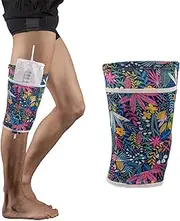 Catheter Leg Bag Holder,Catheter Stabilization Device,Catheter Bag Covers,Catheter Sleeves Urine Leg Bag Holder,Catheter Supplies (Floral, Large)