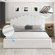 ALFORDSON Bed Frame Gas Lift Storage Base King