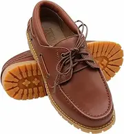 [Zerimar] Men's Sailing Shoes | Moccasin Men's Leather | Low Shoes Men's Leather | Boat Shoes Men