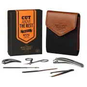 Gentlemans Hardware Charcoal Canvas Manicure Set