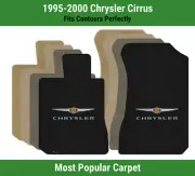Lloyd Ultimat Front Carpet Mats for '95-00 Chrysler Cirrus w/Chrysler w/ Wings 2 (for: Chrysler)