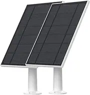 6W Solar Panel Charging Compatible with Eufy Solocam L40/L20/S40/3/3C Only,with 13.1ft Waterproof Charging Cable, IP65 Weatherproof,Includes Secure Wall Mount(Type-c Connector)