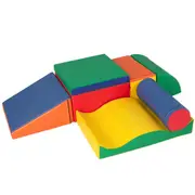 Costway Large Soft Foam Blocks Climb Crawl Playset Indoor Activity Play Toys Gift