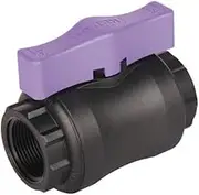 Hansen Ball Valve for Grey Water Applications NPT Thread - 15mm