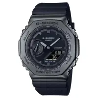 在飛比找momo購物網優惠-【CASIO 卡西歐】G-SHOCK奢華百搭雙顯錶(GM-2