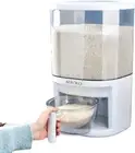 Rice Dispenser, 5KG Dry Food Grain & Cereal Storage Container with Measuring ...