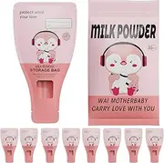 TOTCOZY Baby Formula Storage Bags, 30 Pack Portable Milk Powder Dispensers, BPA-Free Baby Formula Disposable Bags, Idea for Travel or On-The-go (Pink)
