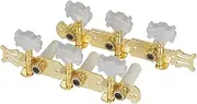 2PCS (1L1R) Classical Guitar T ng Pegs Heads Tuners T ng Keys Guitar String T ng with Screws Gold One Size