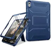DTTO Case for iPad (A16) 11th Generation 11-Inch 2025, iPad 10th Generation 10.9-Inch 2022, Durable Shockproof Full Body Protective Cover with Built-in Screen Protector, Navy Blue