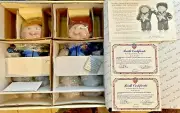 Cabbage Patch Kids Olympikids Danbury Mint Porcelain Dolls 1996 Olympics USA