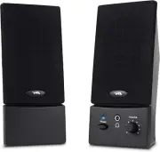 Cyber Acoustics USB Powered 2.0 Desktop Speaker System with 3.5mm Audio for PC