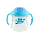 Pigeon 200ml Magmag BPA Free Leak Proof Straw Plastic Cup Blue Baby/Toddler 8m+