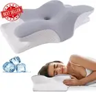 Cervical Neck Pillow, Memory Foam Ergonomic Support for Side/Back Sleepers