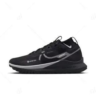 【NIKE 耐吉】慢跑鞋 女鞋 越野鞋 運動鞋 防潑水 W REACT PEGASUS TRAIL 4 GTX 黑 DJ7929-001(3W5421)