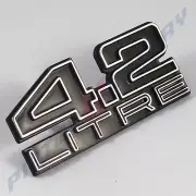 4.2 LITRE Tailgate Badge New for HOLDEN HJ HX HZ Kingswood Monaro Pemier GTS 253