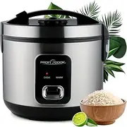 ProfiCook® Rice Cooker 3 kg | Quick Preparation Without Burning | Heating Function | Includes Measuring Cup and Rice Spoon | Rice Cooker with Non-Stick | Rice Cooker with Steamer |