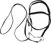 GAROZATION Nylon Rope Design for Comfortable Horse Training and Riding Bitless Bridle for Under Prevents Chafing Tack