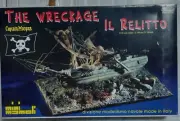 Mini Mamoli The Wreckage of Captain Morgan Model Kit Wooden Ship 1:135
