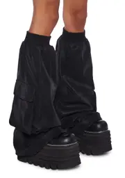 [DARKER WAVS] Downbeat Boot Covers With Cargo Pockets