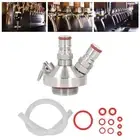 Leak-Proof Stainless Steel Mini Keg Beer Dispenser for 2L to 10L Kegs