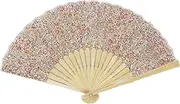 [大西賢製販] Ken Onishi Women's Folding Fan Floral/Pink Size: Approx. H20 N19-A02