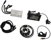 Vuzmode Electric Bike Retrofit Controller Kit,17A 3 Mode Sine Wave Controller SW900 Panel Trigger Shifter Set, for Electric Bicycle Scooter Modification E-Scooter Brushless Controller