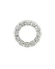 Diana M. Fine Jewelry White Gold 11.70 ct. tw. Diamond Eternity Ring