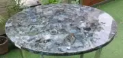 Labradorite Stone Coffee Table, Desk Table, Sofa Center Table, Living Room Decor