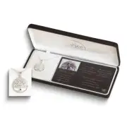 Cherishables Silver-plated Metal Jesus Tree Of Life 18 in. Necklace