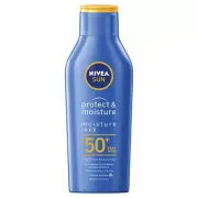 NIVEA Protect & Moisture Moisturising Sunscreen SPF50 400mL Sunburn Protection