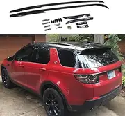 FTAPACCE 2PCS Roof Rack Rails Fits for Land Rover Discovery Sport 2015-2024 Cargo Crossbars Luggage Carrier (Black)