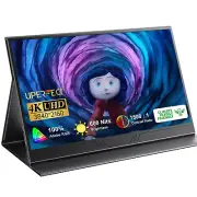 4K 3840x2160 Portable Monitor 15.6 Inch IPS HDR Gaming Monitor USB C Monitor