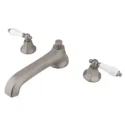 Kingston Brass KS430.PL Metropolitan Deck Mounted Roman Tub - Nickel